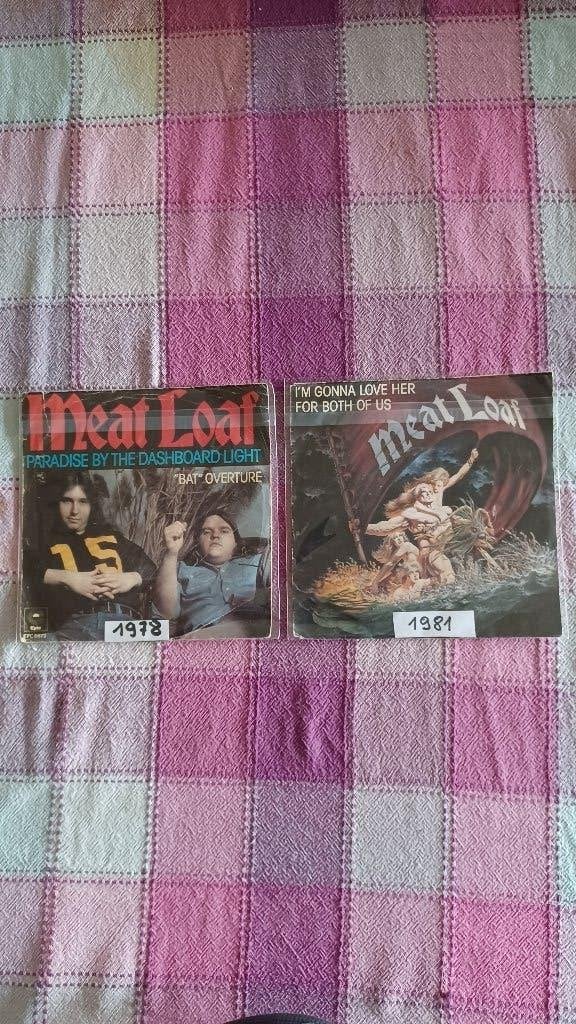 vinyl singles Meat Loaf, Cd's en Dvd's, Ophalen of Verzenden, Gebruikt