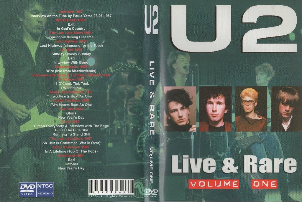 DVD - U2 - LIVE & RARE VOLUME ONE, Verzenden, Nieuw in verpakking, Concert
