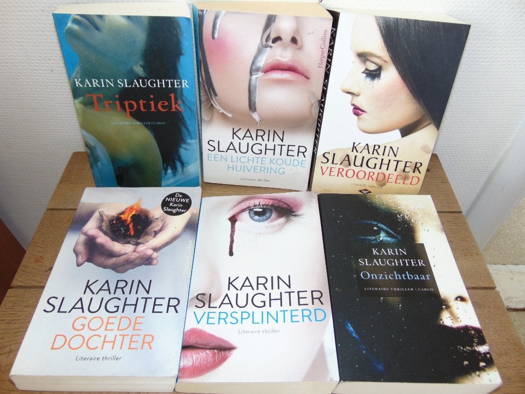 Thrillers Karin Slaughter, Boeken, Thrillers, Ophalen of Verzenden, Gelezen, Karin Slaughter, Amerika
