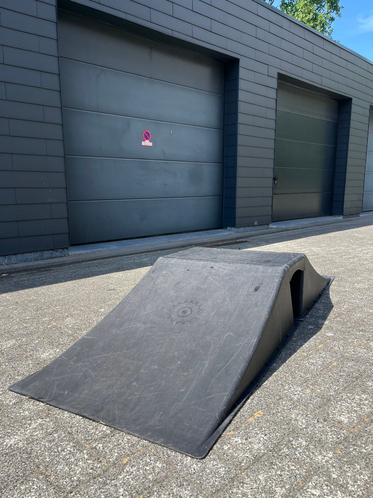2-way skate ramp, Sport en Fitness, Skateboarden, Gebruikt, Skateboard, Ophalen of Verzenden