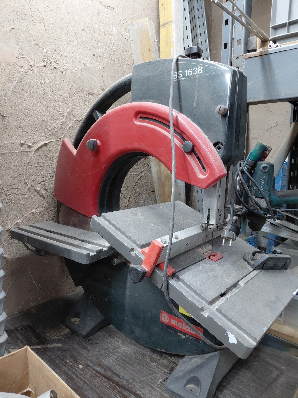 metabo magnum lintzaag/schuurmachiene, Bricolage & Construction, Outillage | Scies mécaniques, Enlèvement, Scie à ruban