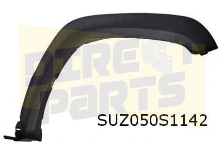 Suzuki Jimny (9/18-) wielkuiplijst voorscherm Rechts zwart O, -, Verzenden, -, Nieuw