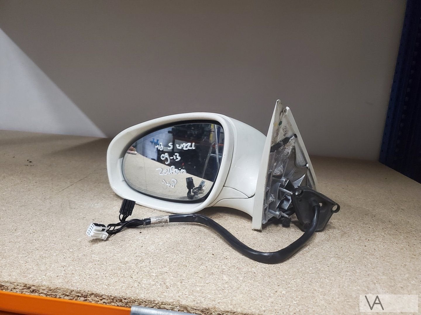 Mercedes S klasse W221 2005 - 2010 spiegel links 17 draden, Utilisé, -, -, Enlèvement ou Envoi
