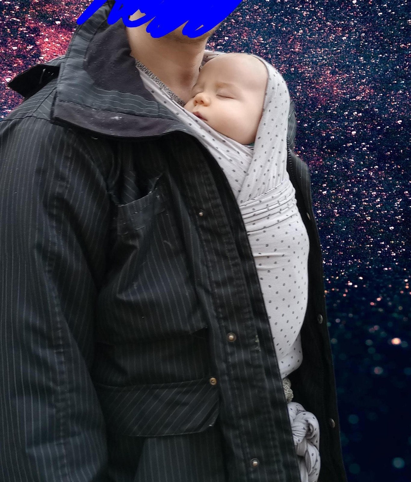 draagdoek Aura wrap-pearl Grey. merk Ergobaby, Enlèvement, Comme neuf, Écharpe de portage