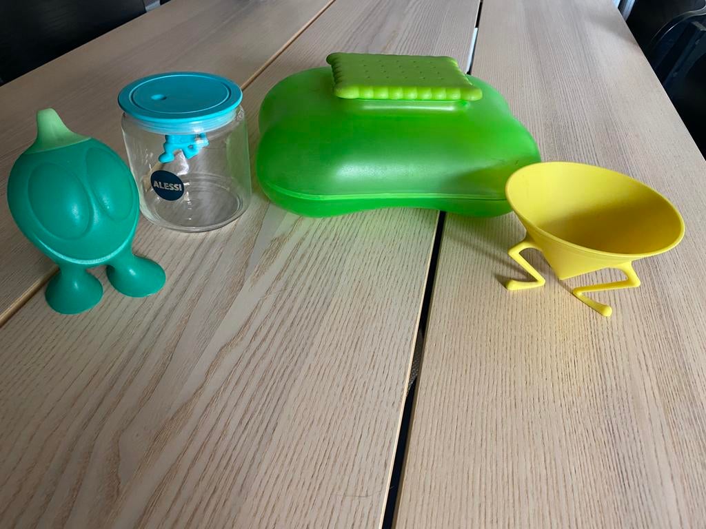 Vintage Alessi design set – Giovannoni / Dresser – jaren 90, Ophalen of Verzenden, Zo goed als nieuw