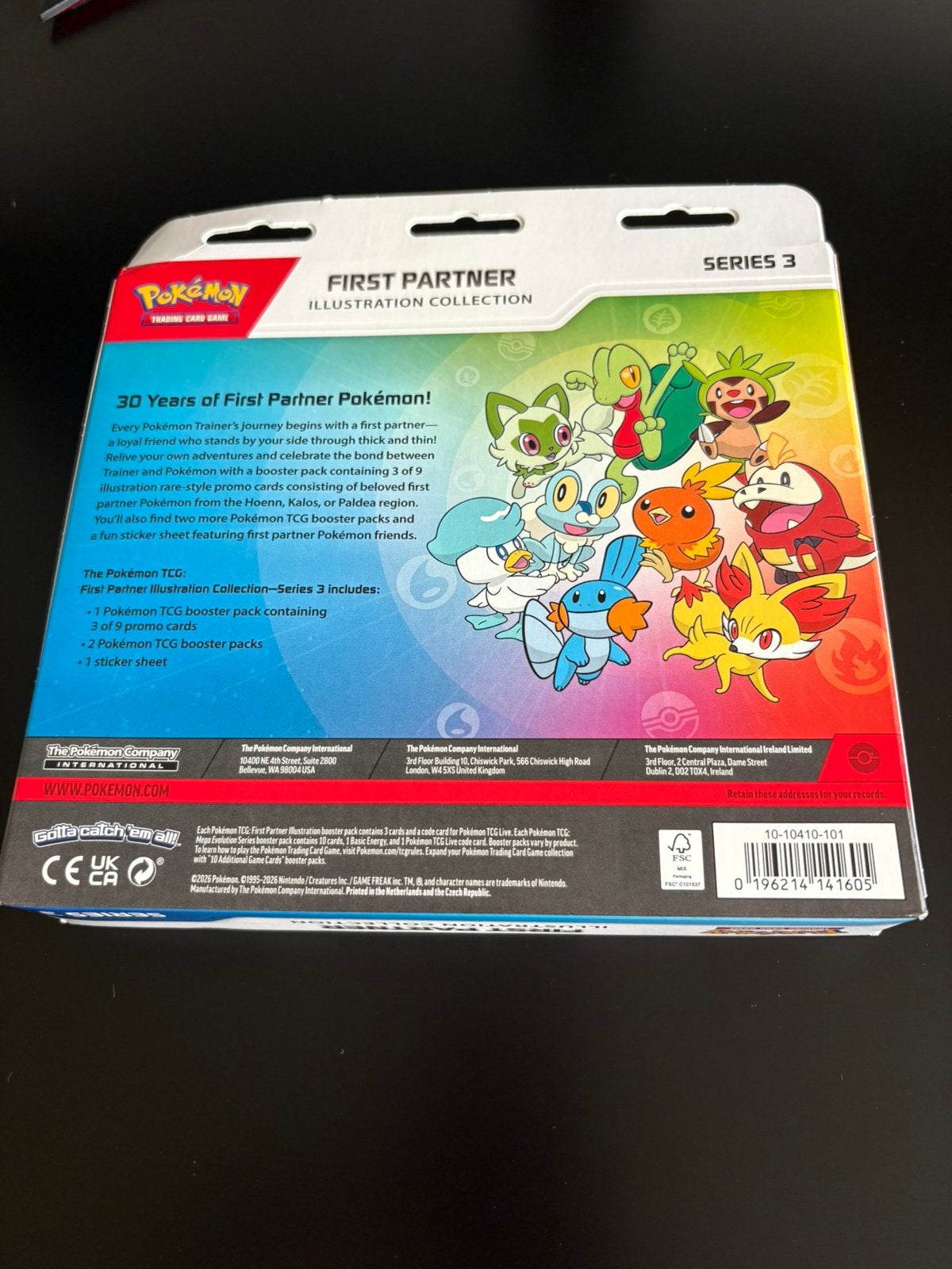 Pokemon first partner series 3, Ophalen, Nieuw, Online