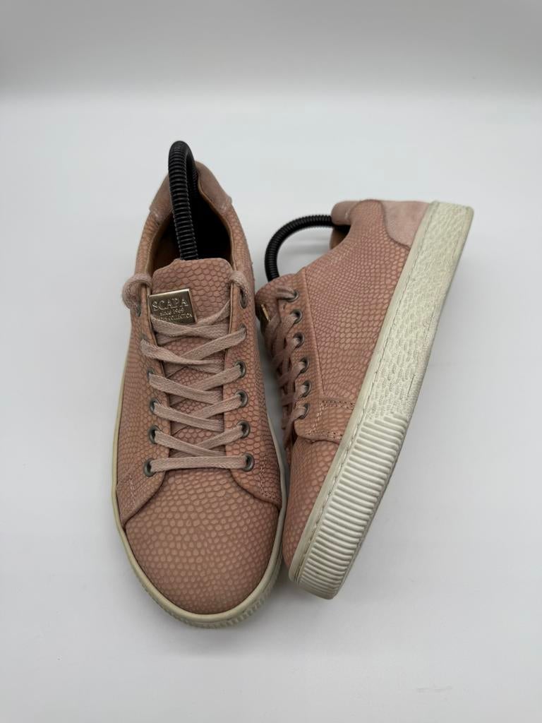 Scapa Sneakers met Reptielprint – Oudroze – Maat 37, Scapa, Enlèvement ou Envoi, Rose, Sneakers et Baskets