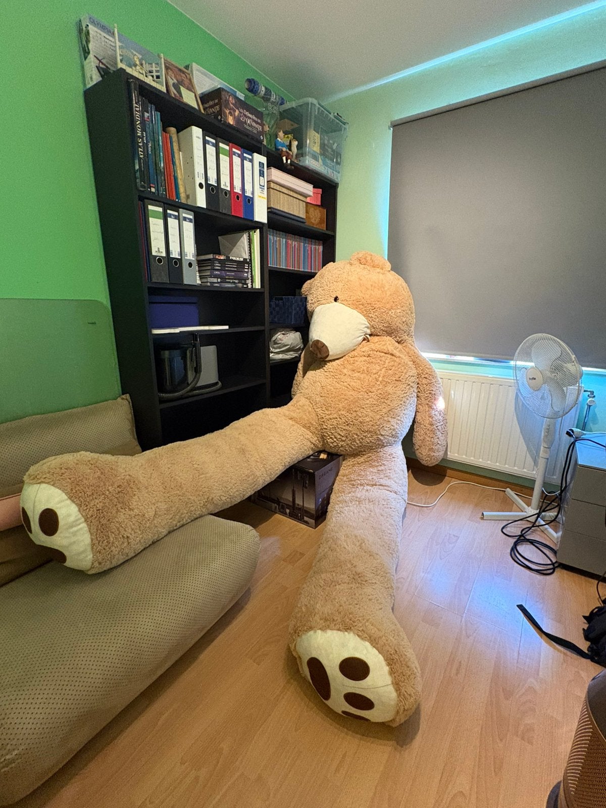 Ours en peluche géant de 340 Cm de la marque Bananair, Beige, Enlèvement, Comme neuf, Autres types