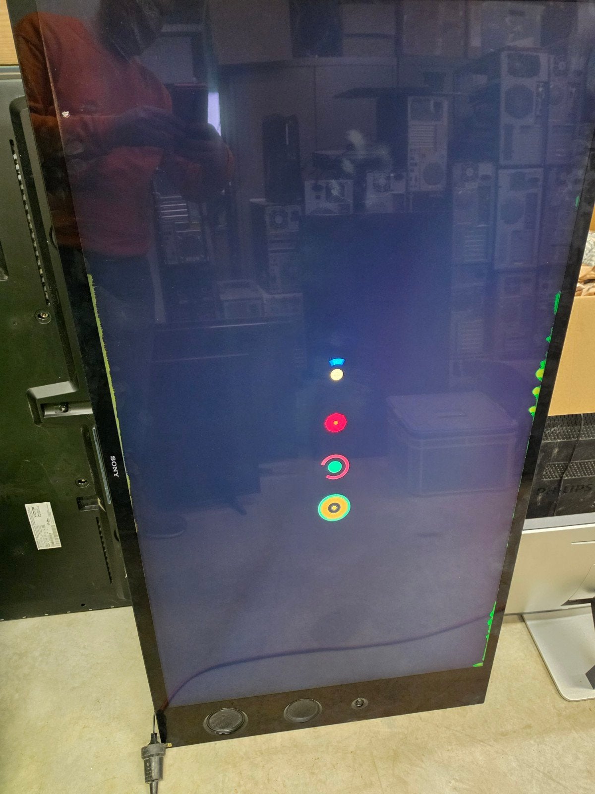 sony bravia 55x9305c ulta hd 55inch met defect, Ophalen