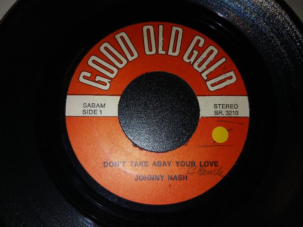 Johnny Nash ‎– Don't Take Away Your Love ' 7 " Popcorn ", Ophalen of Verzenden, Zo goed als nieuw, R&B en Soul