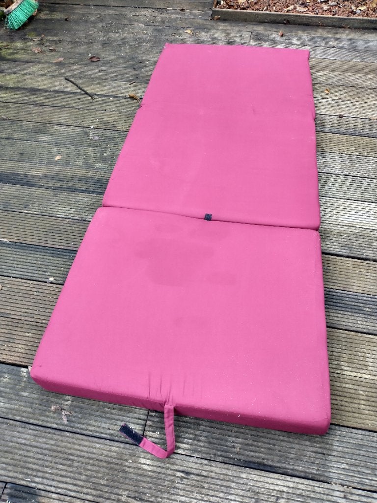 opvouwbare matras, Ophalen, Eenpersoons, Zo goed als nieuw, 80 cm