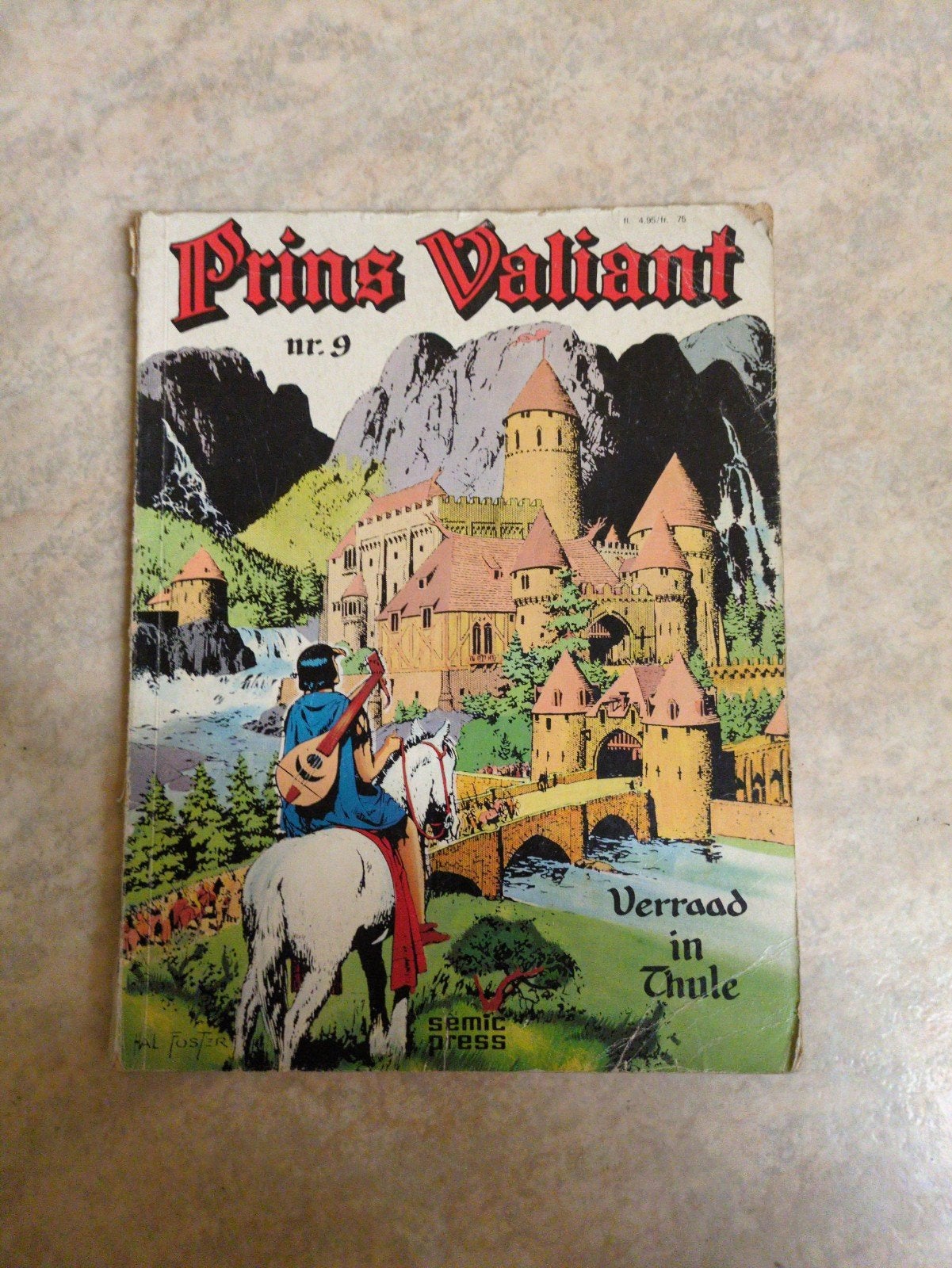 Prins Valiant nr 9 verraad in thule, Enlèvement ou Envoi