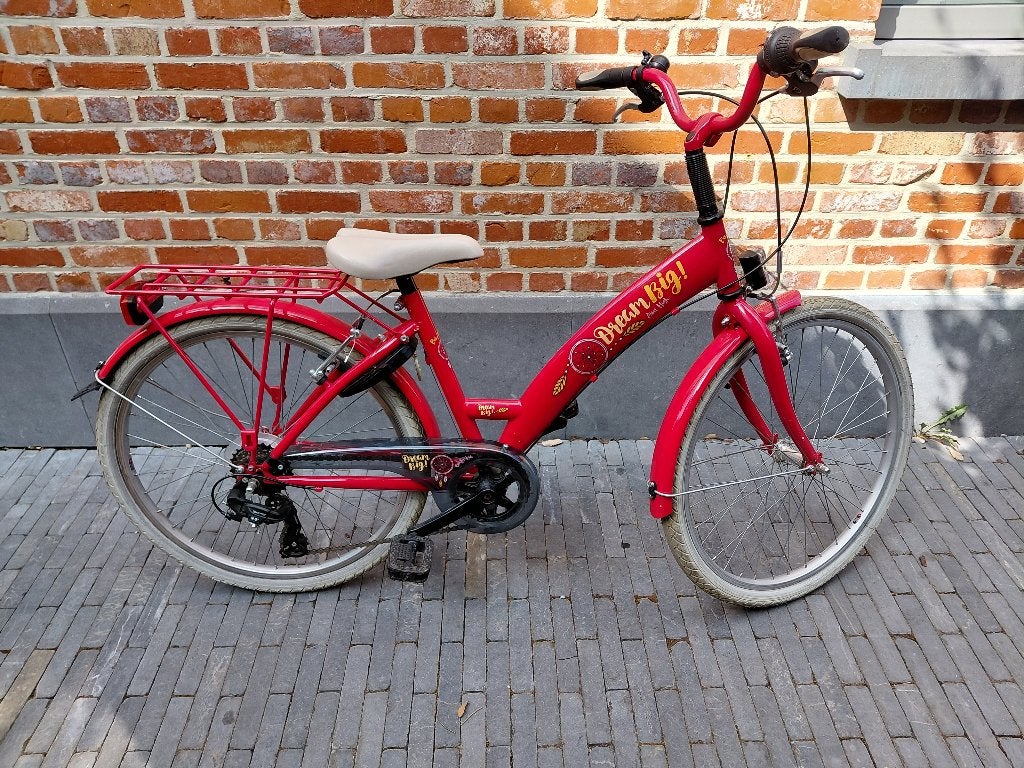 Bike Fun Kids meisjesfiets 24 inch, Vitesses, Enlèvement, Frein sur jante, 24 pouces