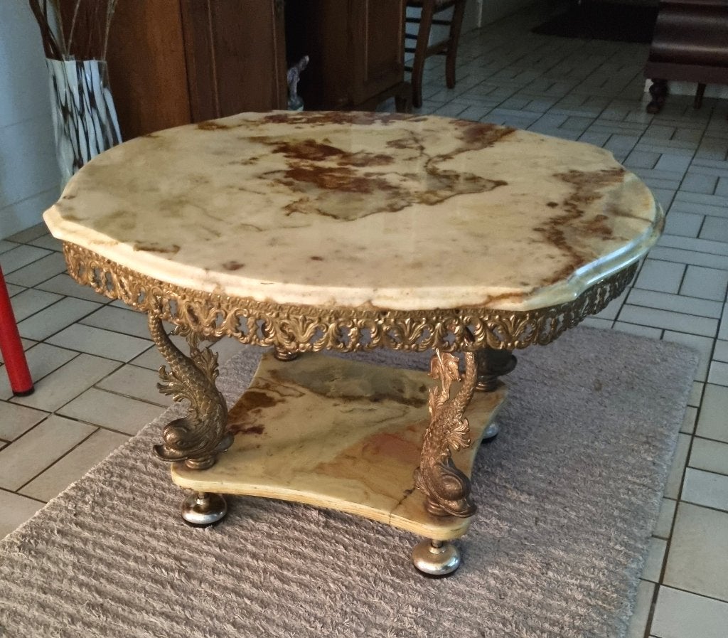 Salontafel Onyx, Ophalen