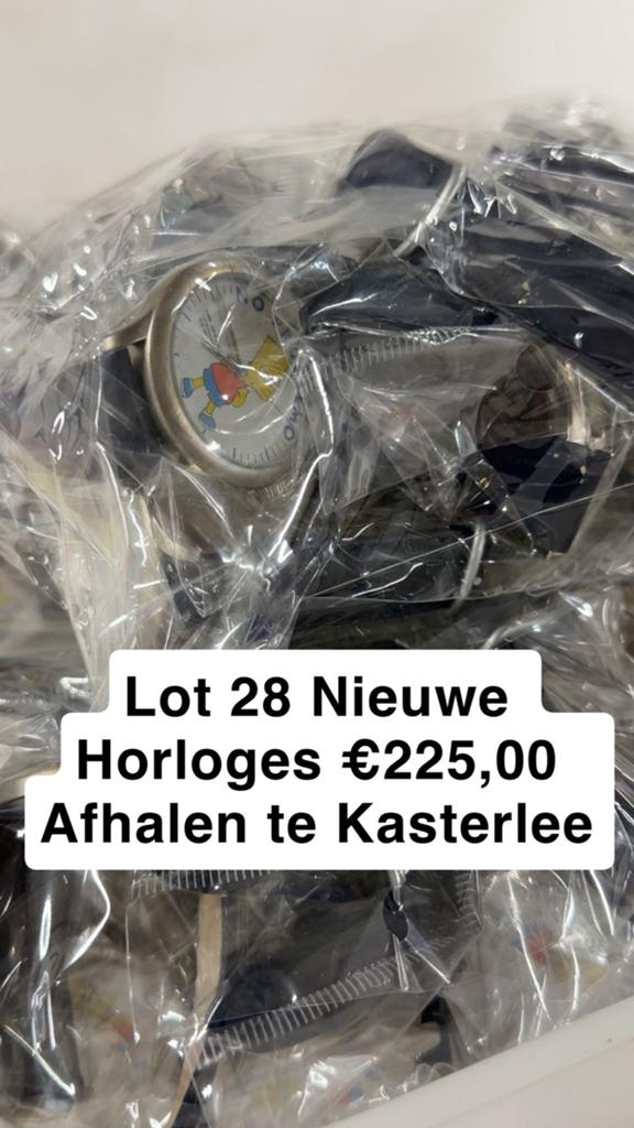 28 nieuwe horloges!, Ophalen