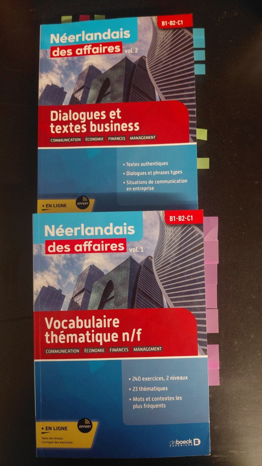 Néerlandais des affaires, Ophalen