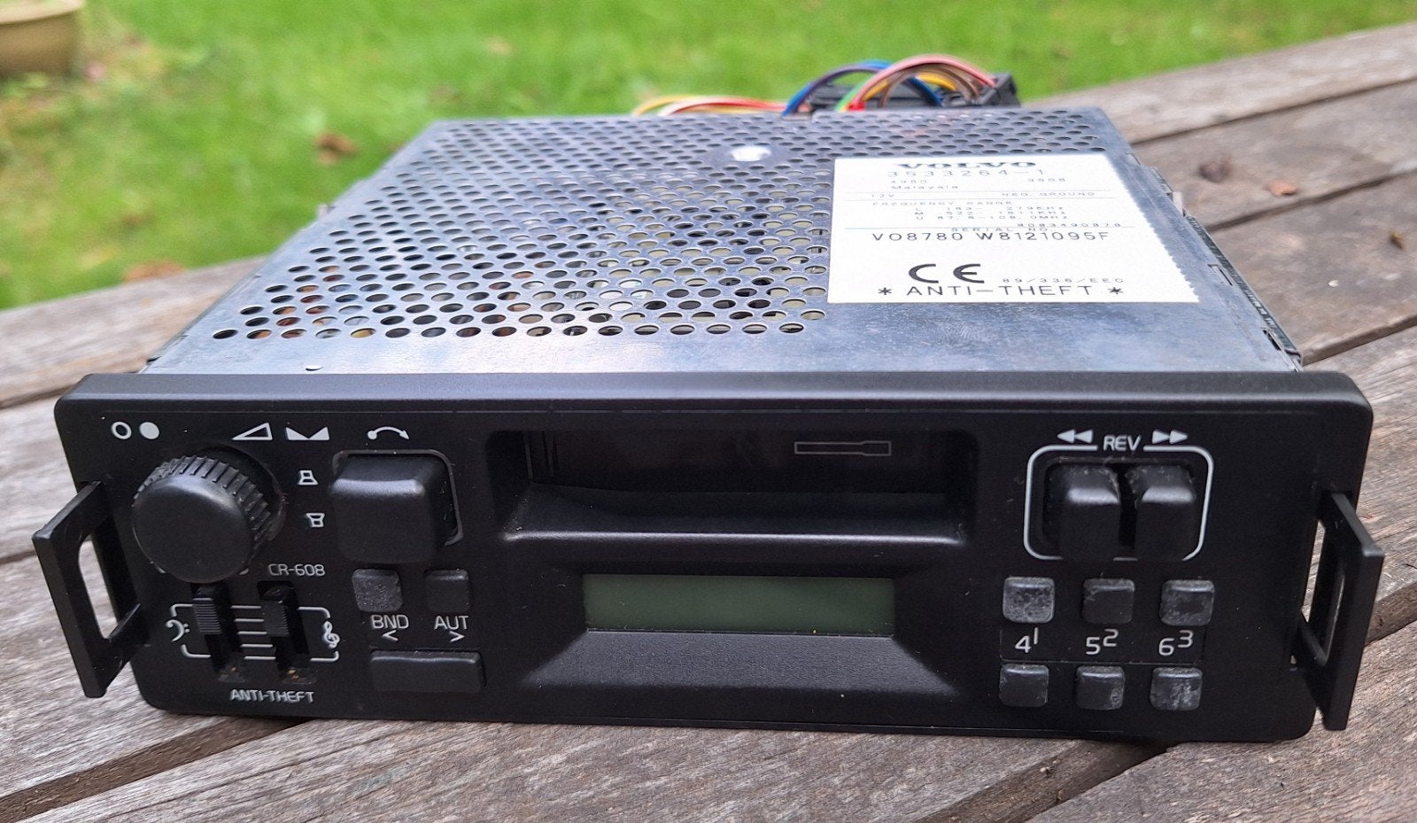 lecteur de cassettes radio, Enlèvement