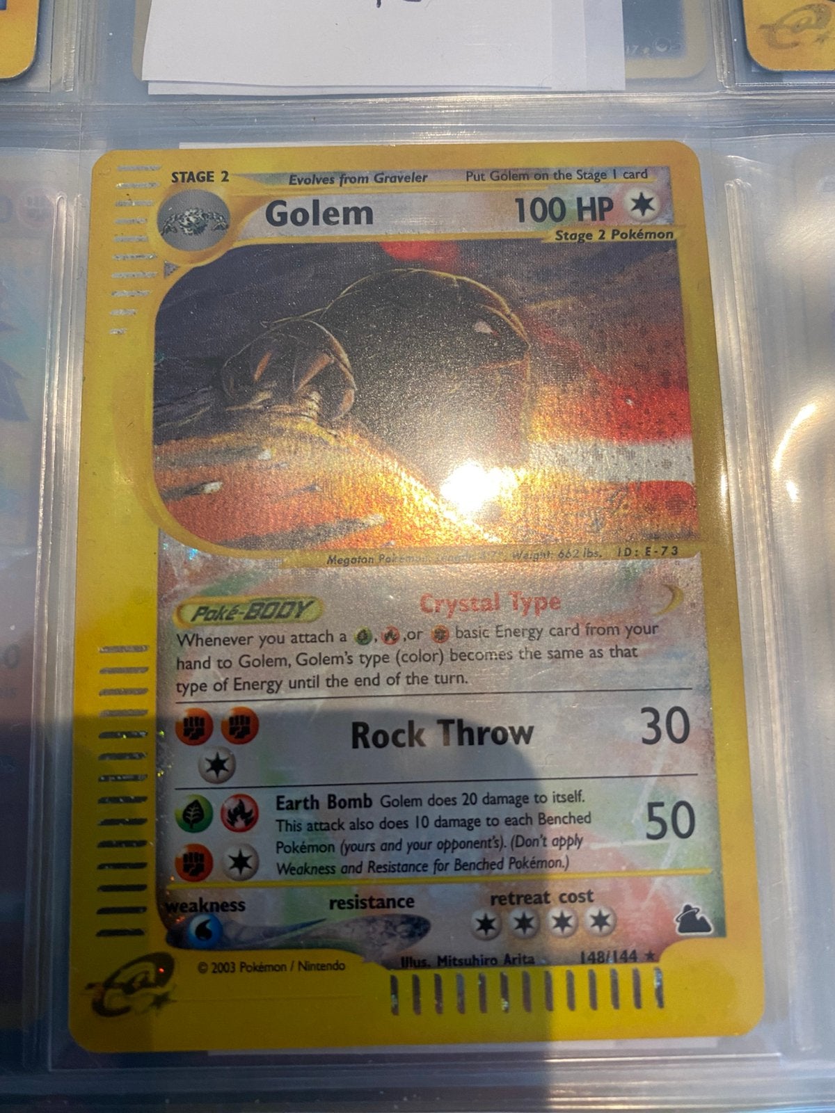 Crystal Golem Holo, Hobby en Vrije tijd, Ophalen of Verzenden, Zo goed als nieuw