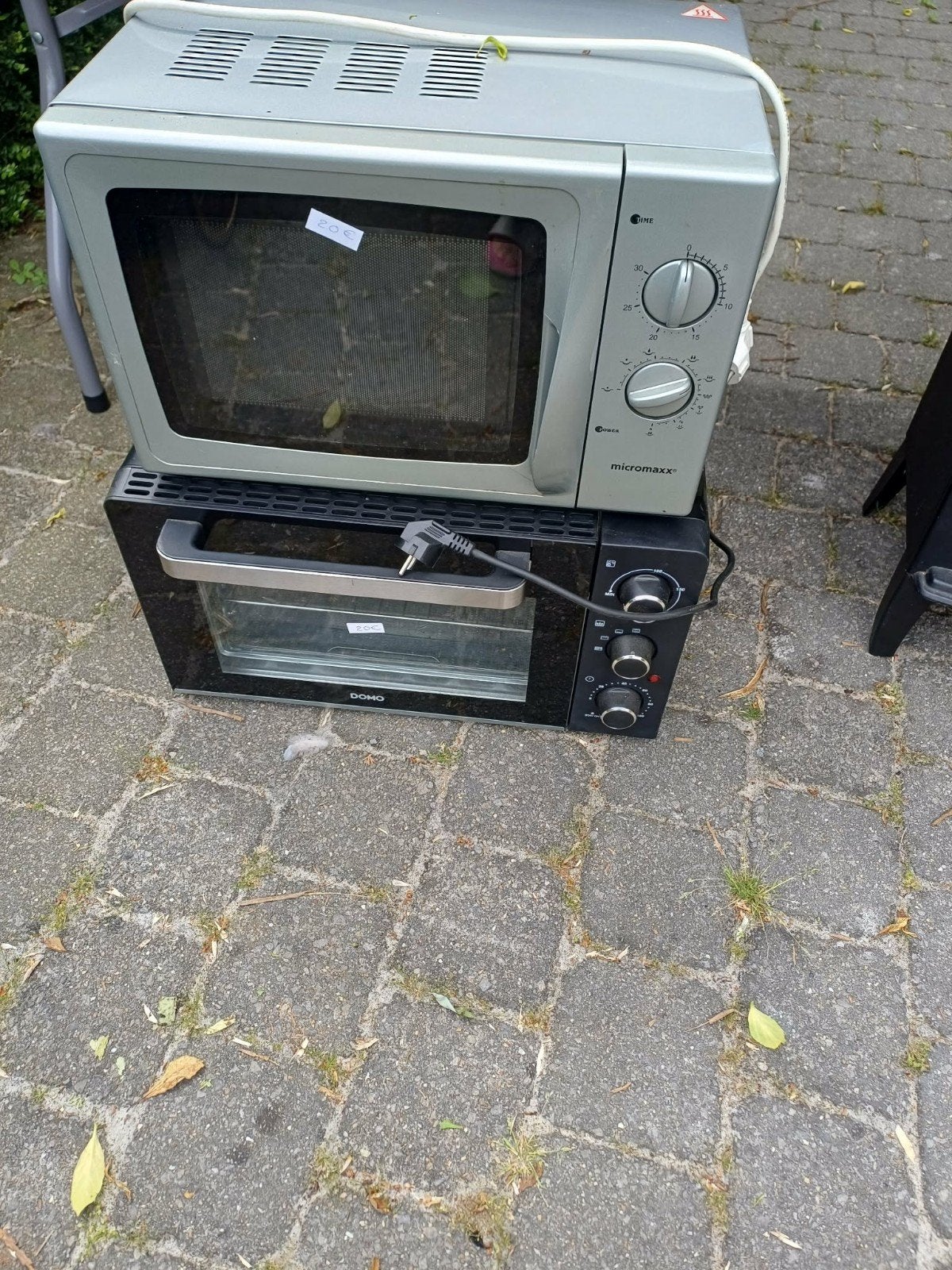 Microgolf en oventje te koop, Ophalen