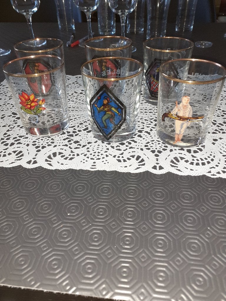 Verres limonades ou autres - MEUBLES GALERIES DU MIDI", Collections, Enlèvement, Comme neuf, Verre à soda
