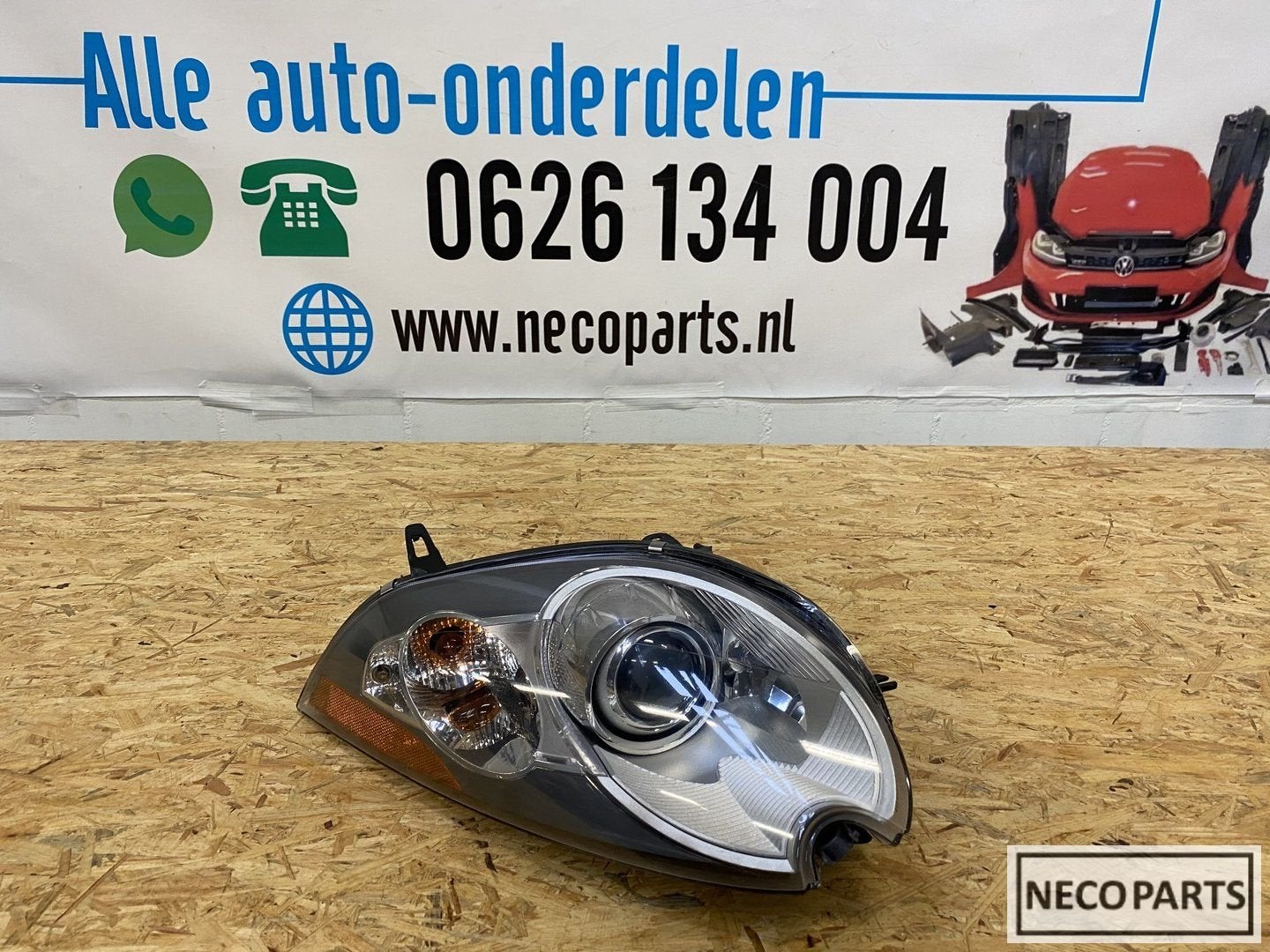 JAGUAR XKR XENON KOPLAMP LINKS 6W8313W029FE LINKS COMPLEET, Gebruikt, -, -, Ophalen of Verzenden