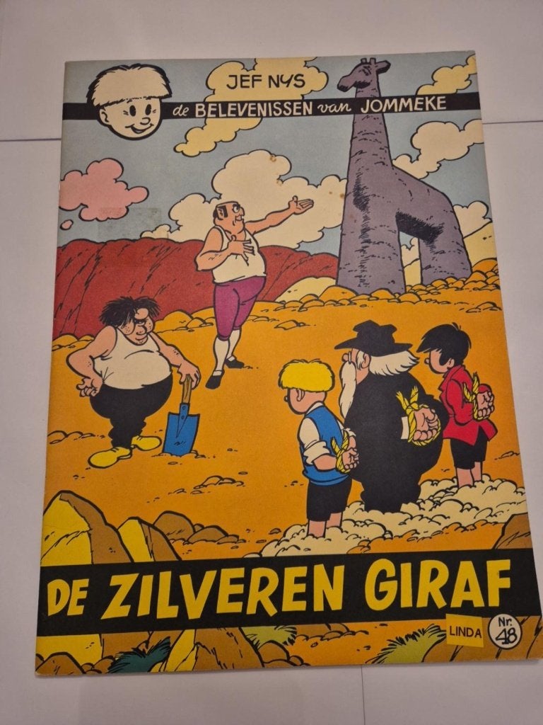 Jommeke nr. 48 – De Zilveren Giraf –, Une BD, Envoi, Utilisé
