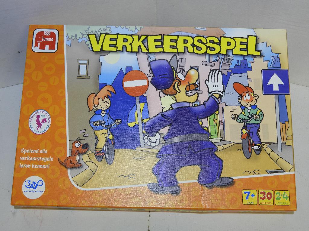 Gezelschapsspel " Verkeersspel ", Een of twee spelers, Ophalen of Verzenden, Zo goed als nieuw, JUMBO