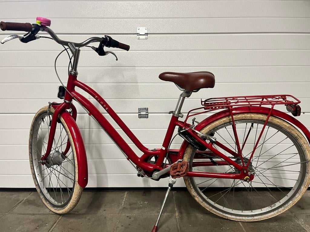meisjes 24 inch + Abus helm., Fietsen en Brommers, Ophalen, 24 inch, Velgrem, Versnellingen