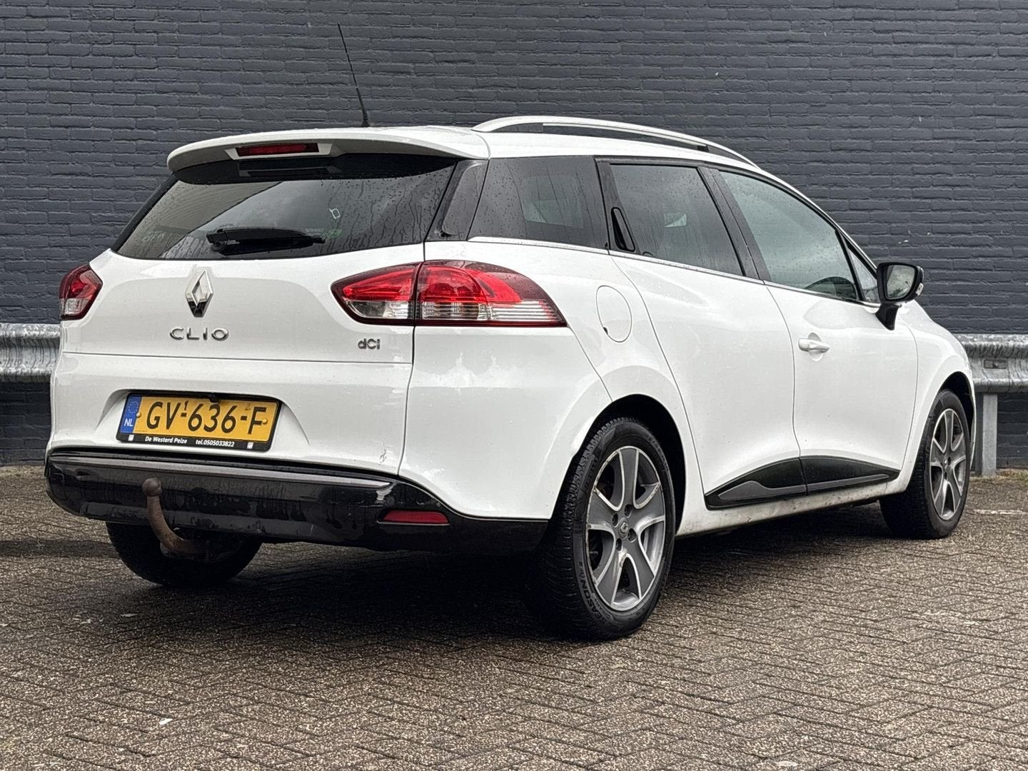 Renault Clio Estate 1.5 dCi ECO Night&Day | Cruise | Airco |, Auto's, Renault, Wit, Bedrijf, 82 g/km, Electronic Stability Program (ESP)
