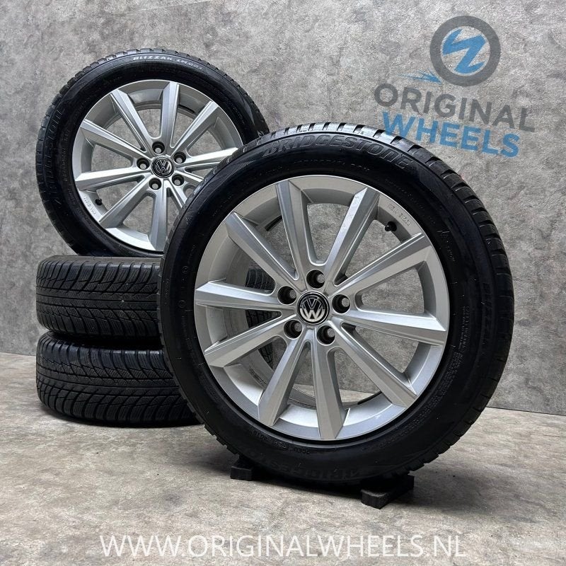 16 inch originele Merano velgen + winterbanden Volkswagen Po, Auto-onderdelen, Gebruikt, -, Banden en Velgen, -