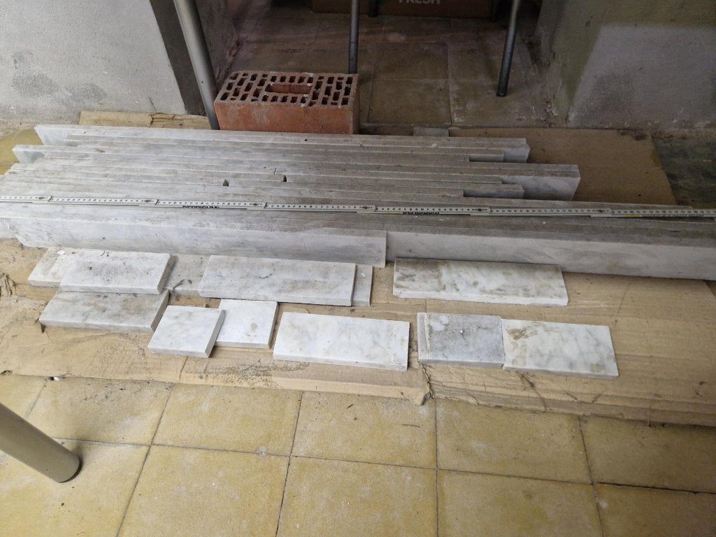 plinthes, Bricolage & Construction, 100 à 150 cm, Enlèvement, Utilisé, Plinthes