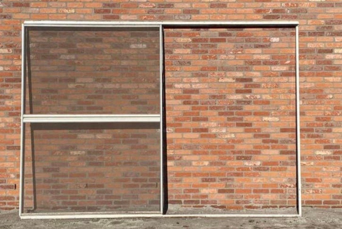Vliegenraam / schuifraam, Doe-het-zelf en Bouw, Deuren en Vliegenramen, Ophalen, Gebruikt, 120 cm of meer, Hordeur