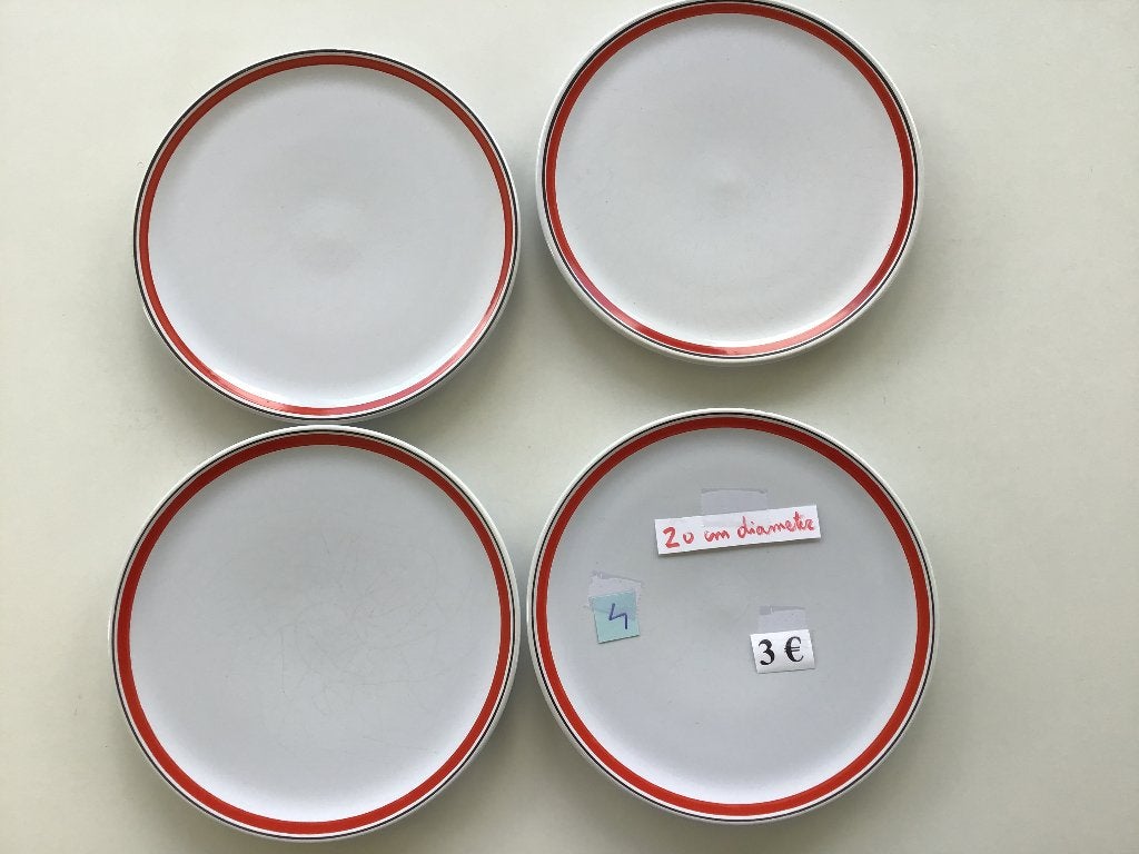 diverse sets van platte & diepe borden aan 1 euro, Ophalen of Verzenden, Zo goed als nieuw, Bord(en)
