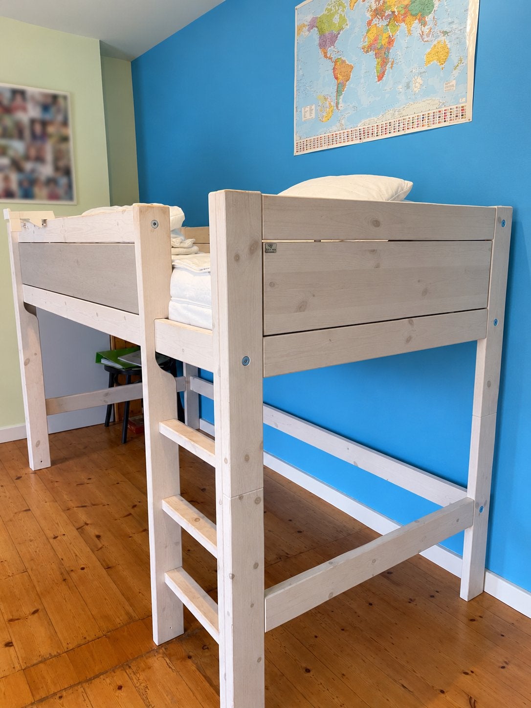 Lifetime halfhoogslaper kinderbed in heel goede staat, Kinderen en Baby's, Ophalen, Zo goed als nieuw, Halfhoogslaper