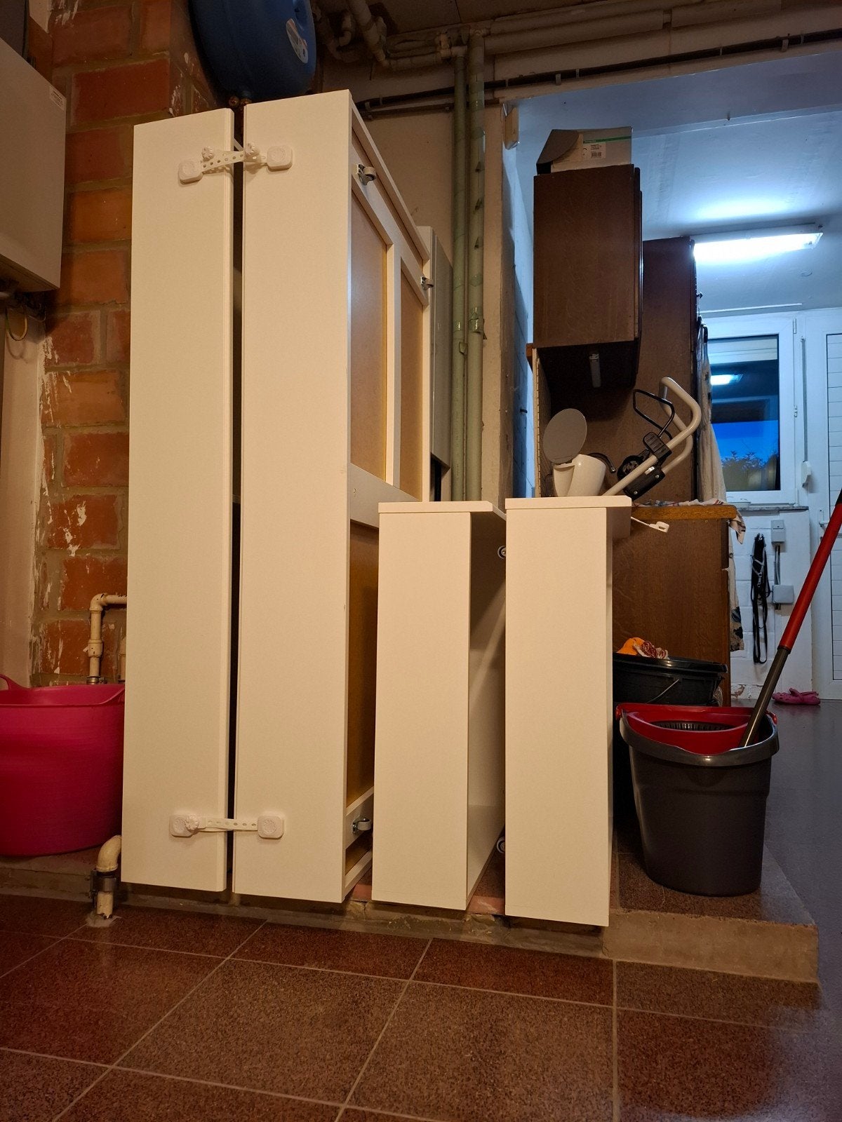 schuiven onder ikea bed, wit, Huis en Inrichting, Ophalen, Gebruikt, Tweepersoons, Wit