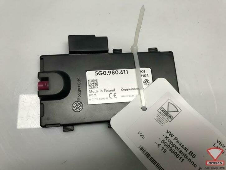 vw passat b8 koppelantenne telefoon 5g0980611, Gebruikt, Volkswagen, Volkswagen AG, Vw@volkswagen.de