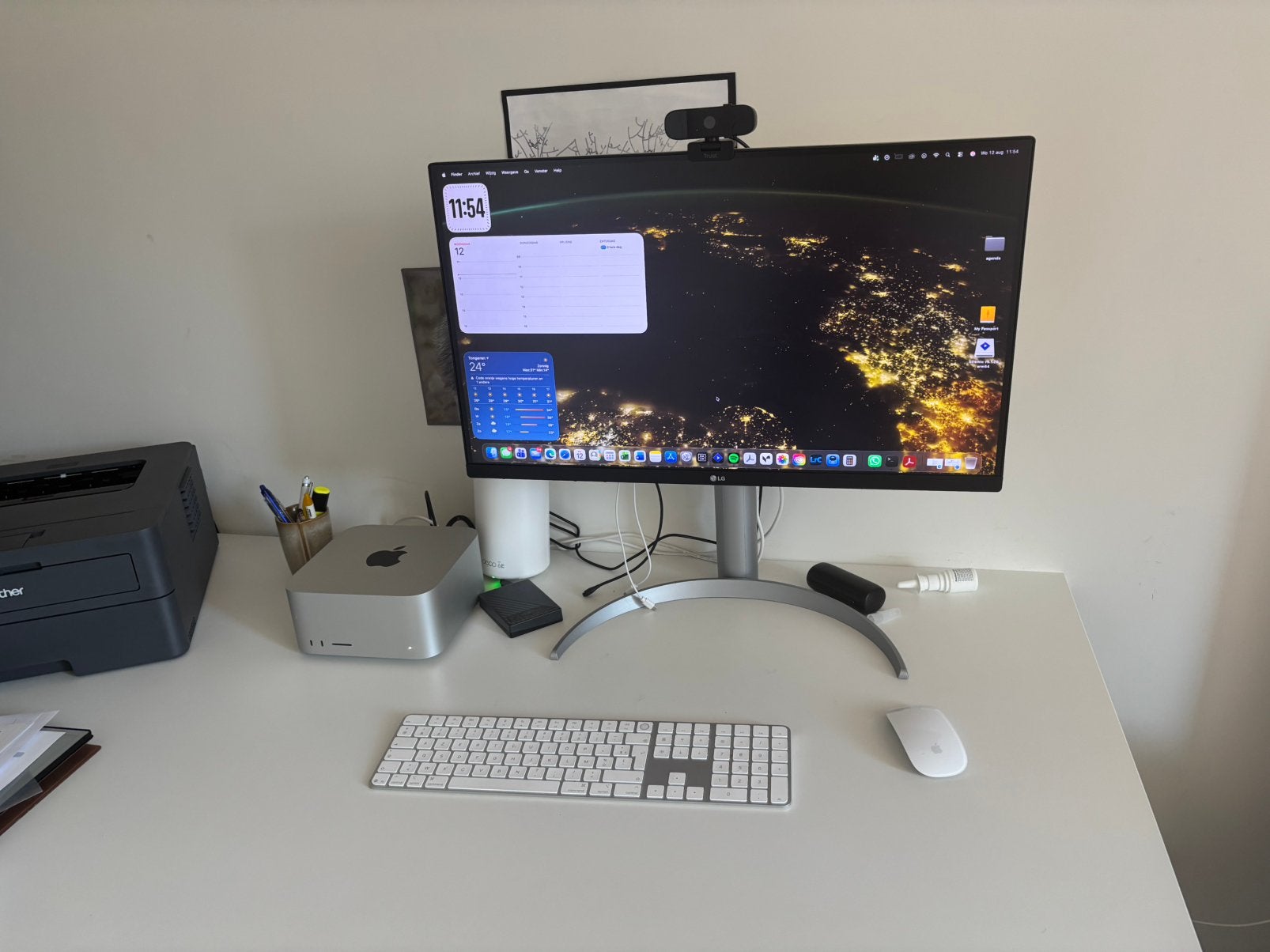 Apple Mac studio (2025) M4 max (36gb/512gb) lg monitor, Autres modèles, 32 GB, SSD, Comme neuf