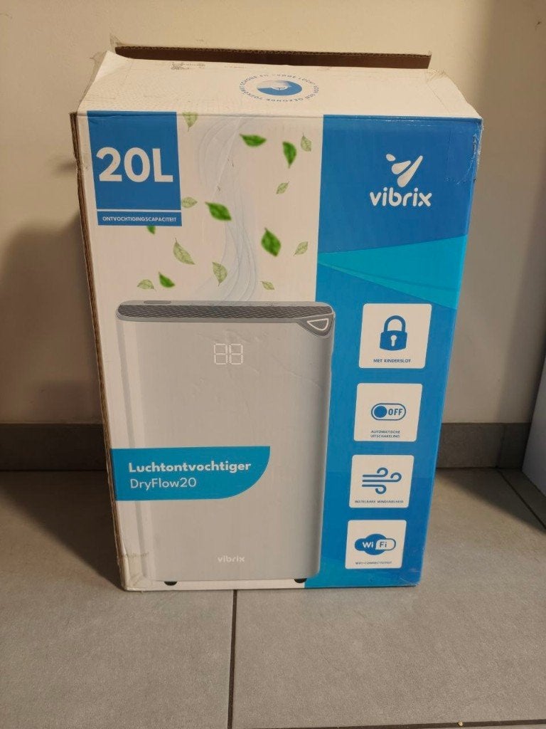 Vibrix DryFlow20 Luchtontvochtiger, Elektronische apparatuur, Luchtbehandelingsapparatuur, Ophalen, Zo goed als nieuw, Luchtontvochter