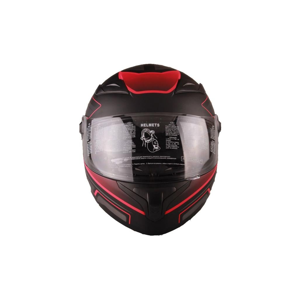 Vito Falcone, nieuwe zwart-rode integraalhelm, Nieuw met kaartje, Verzenden, Dames, XL