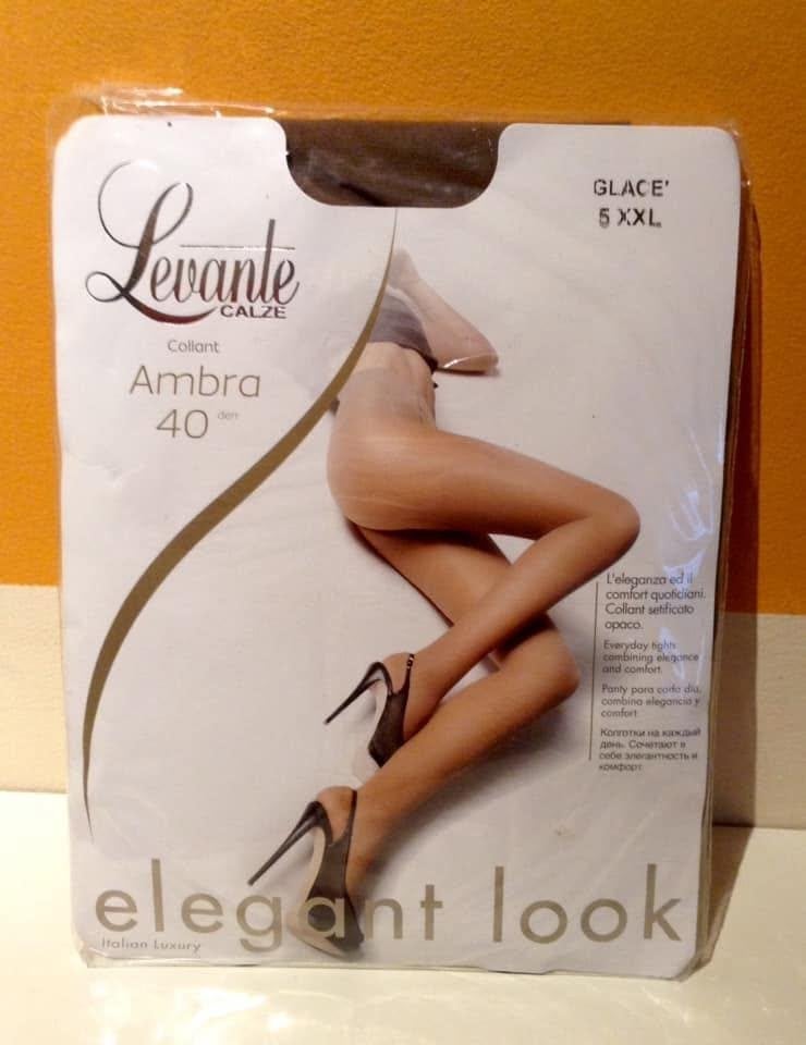 Collants d'hiver Levante "Ambra 40"-T.5/ XXL-Glacé/Marron, Neuf, Enlèvement ou Envoi, Autres tailles, Panty