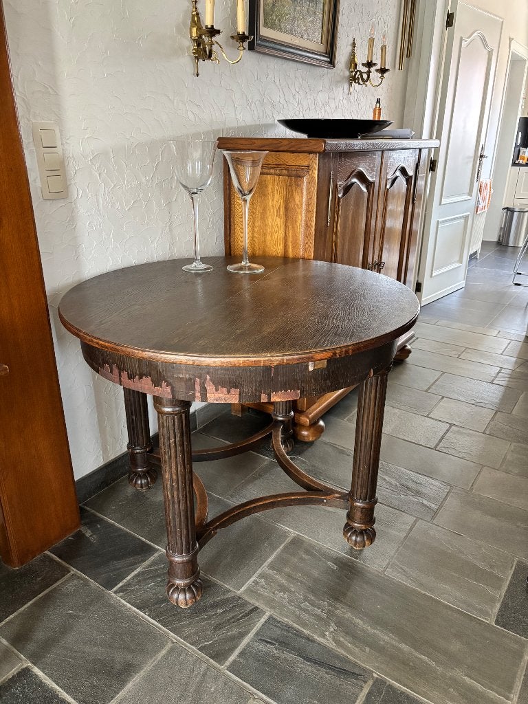 Antieke tafel hout, Ophalen