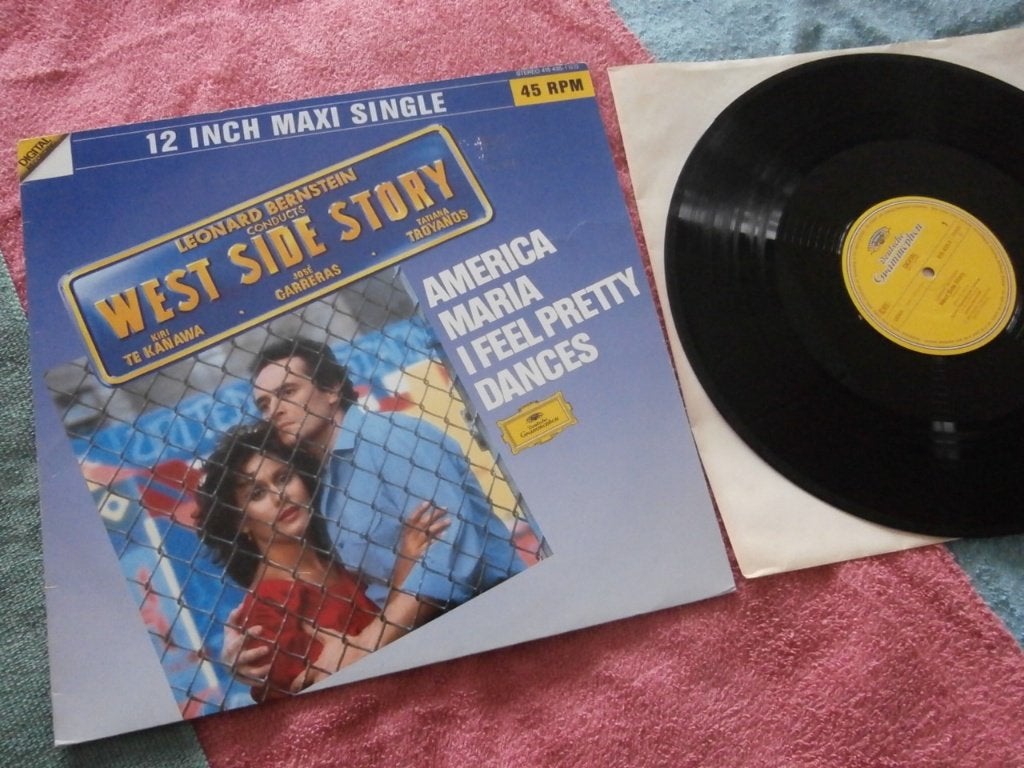 12" Maxi-single - Leonard Bernstein - West Side Story., 12 pouces, Enlèvement ou Envoi, Bande originale, Pochette photo