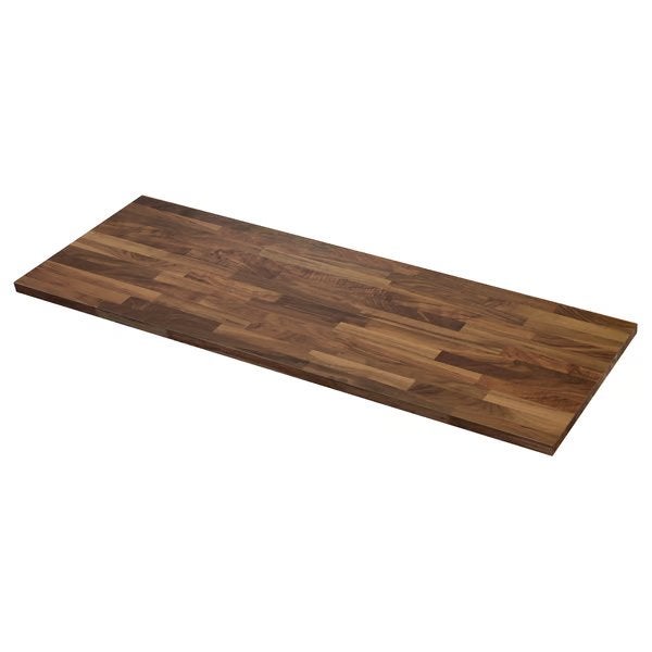 IKEA KARLBY Werkblad Walnoot 186 cm – Nieuw in verpakking, Ophalen, 63 cm, Hout, IKEA