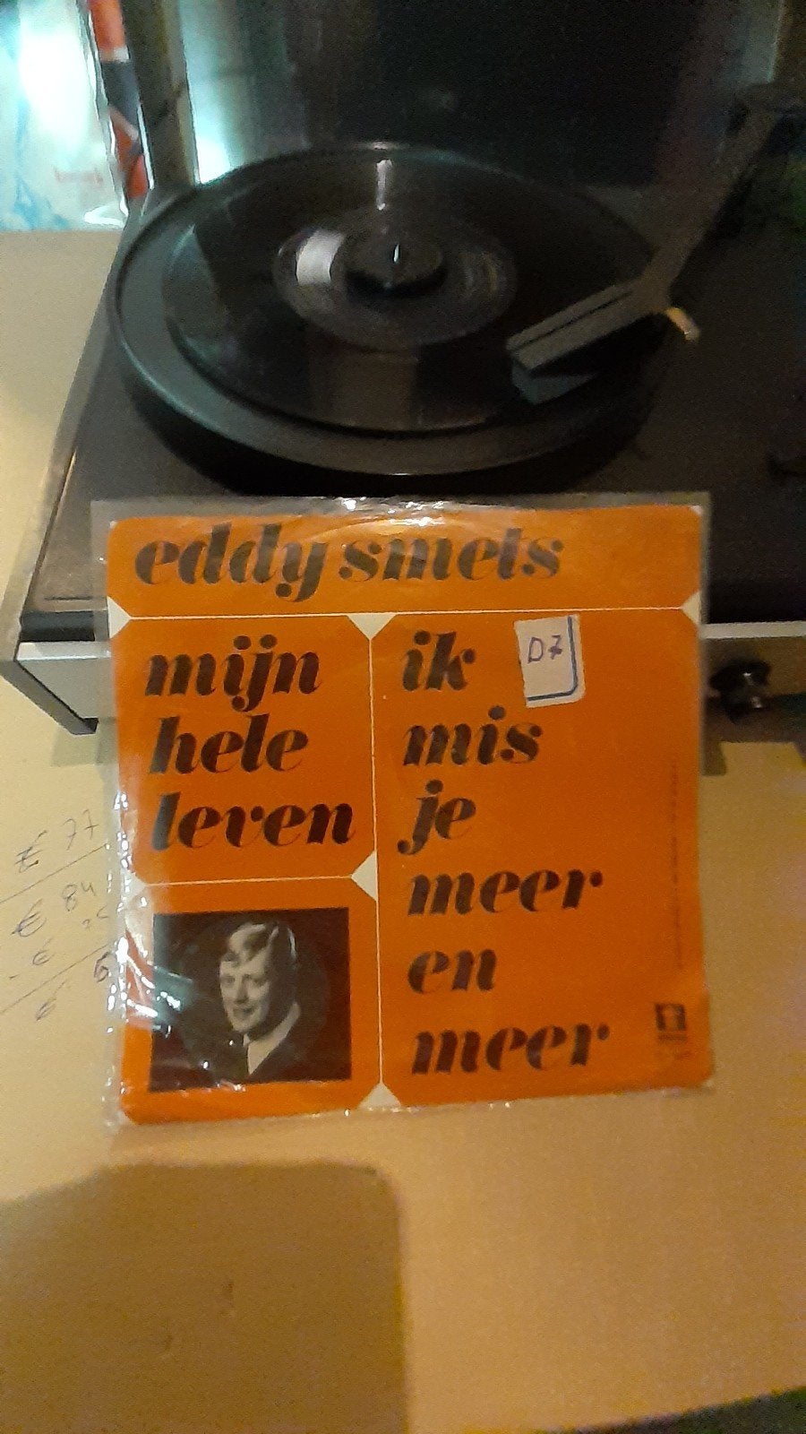 vinyl singel eddy smets mijn hele leven in goede staat, Cd's en Dvd's, Vinyl | Overige Vinyl, Ophalen of Verzenden