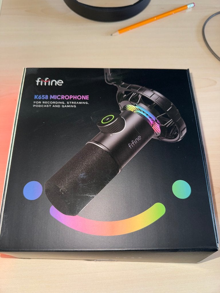 Fifine K658 USB Dynamische Streaming Microfoon, Ophalen of Verzenden, Zo goed als nieuw