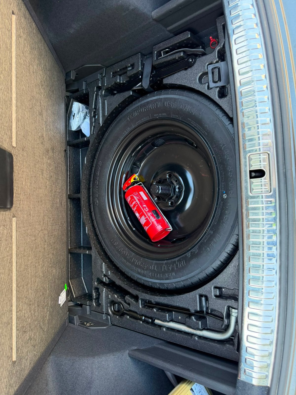 Opberginzet koffer audi Q3, Ophalen