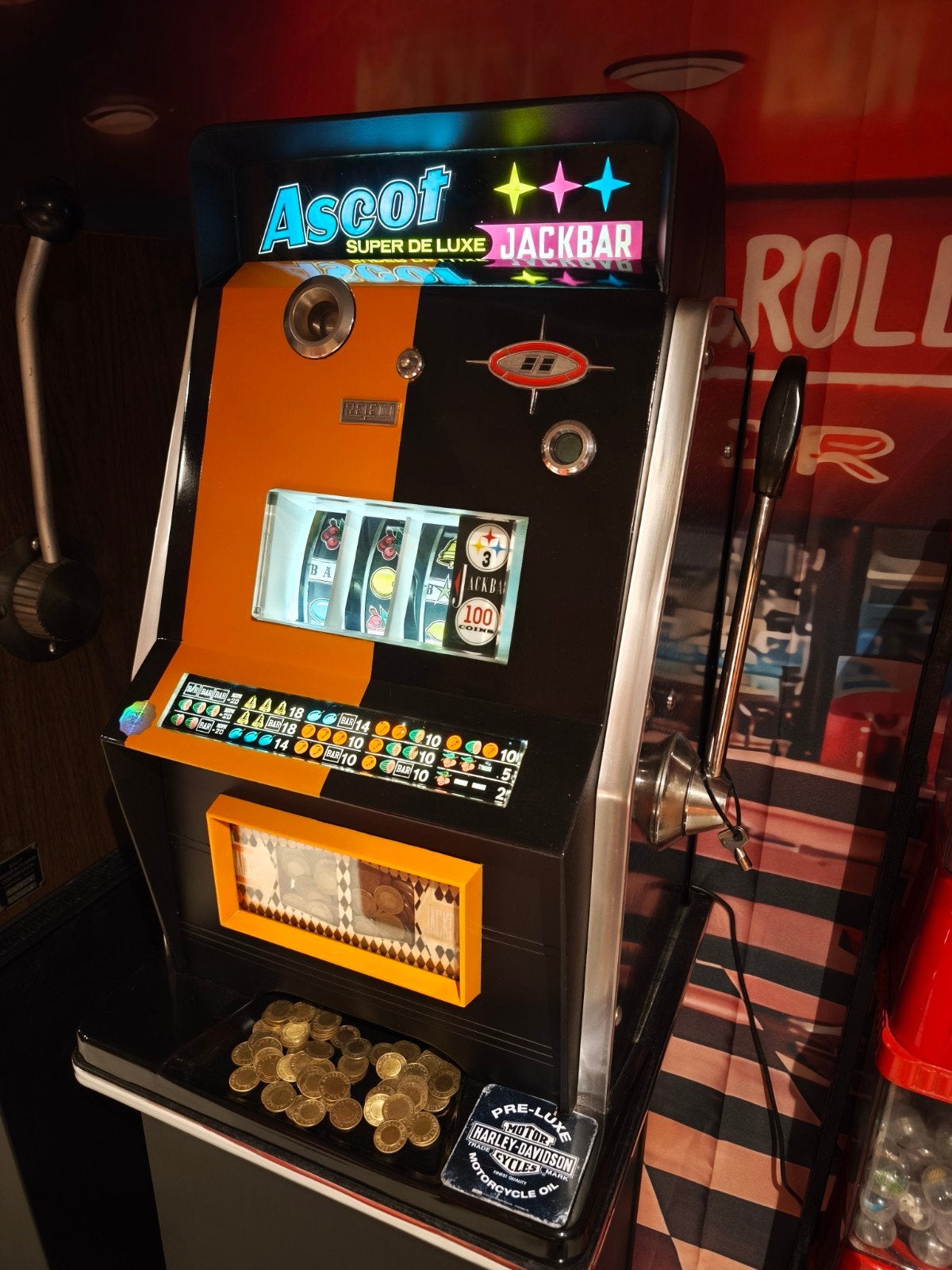 Jackpot Ascot Jackbar, Ophalen, Zo goed als nieuw, Met sleutels
