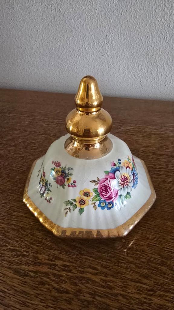 Prachtige Vintage Boch Frères Keralux Dekselvaas – Fleurs de, Antiek en Kunst, Ophalen of Verzenden