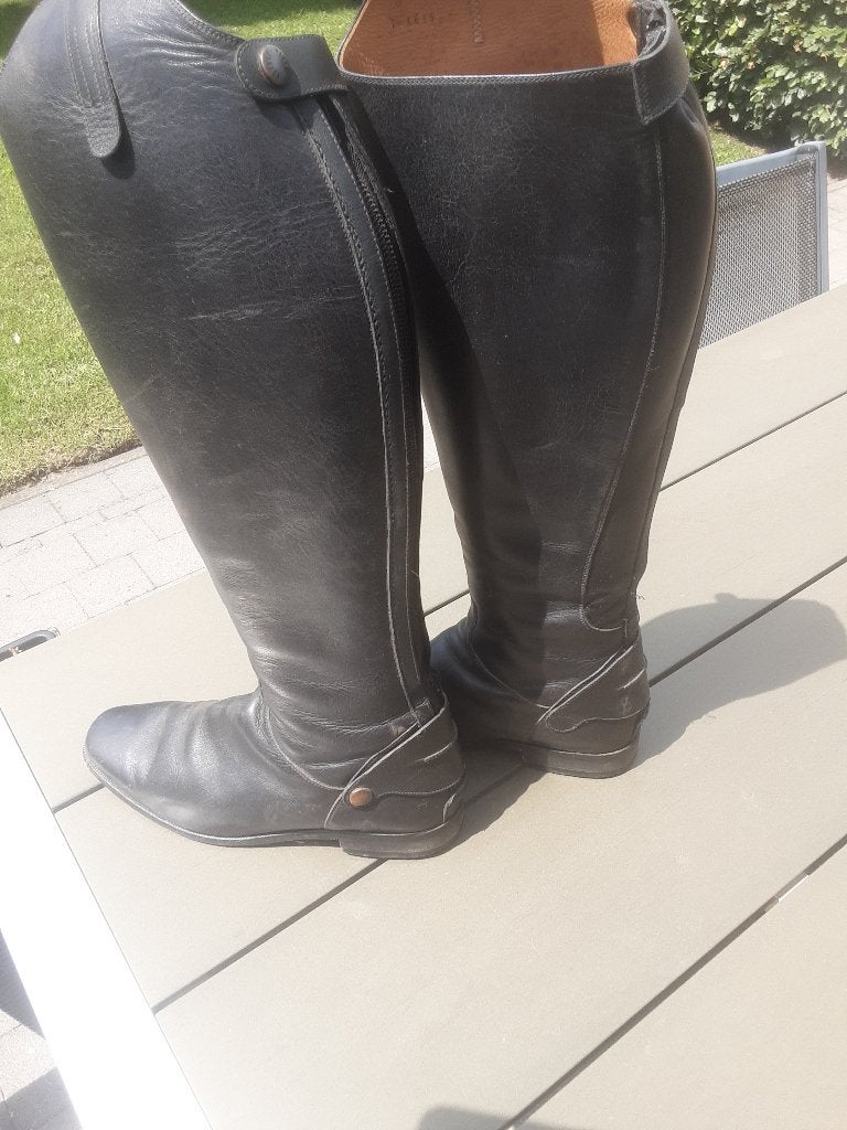 Rijlaarzen, Dieren en Toebehoren, Paardrijkleding, Ophalen, Gebruikt, Ritssluiting, Zwart