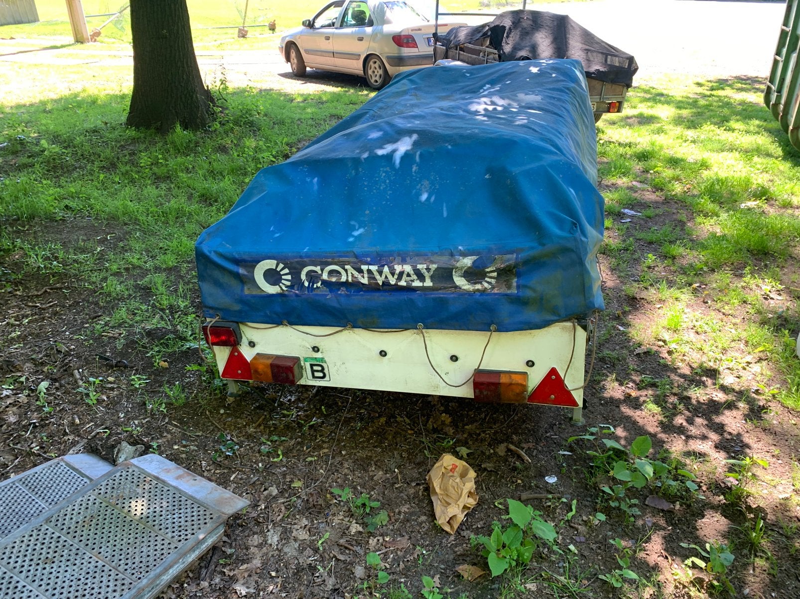 Vouwwagen camping car conway cambrige, Caravans en Kamperen, Vouwwagens, Tot en met 2, Antraciet, Aanwezig, Ophalen